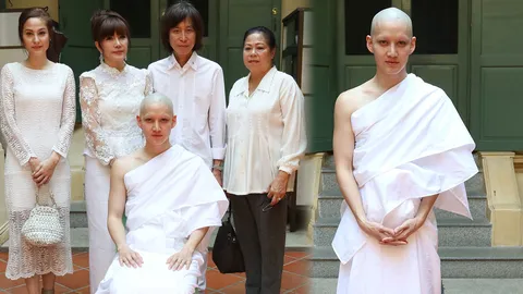 กอล์ฟ ลาบวช 15 วัน เข้าสู่ทางธรรม ขวัญ ร่วมอนุโมทนา