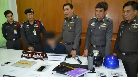 รวบรปภ.แสบ ขี่จยย.ตระเวนชิงทรัพย์ต่างชาติ พบมีหมายจับคดีฆ่าคน