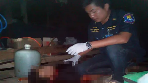 หนุ่มเลย ปาดคอตัวเองหลอดลมขาดดับคาเถียงนา คาดเครียดเพิ่งเลิกเมีย