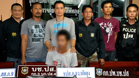 ตร.พัทลุง บุกรวบแก๊งยาเครือข่ายคุกสงขลา ได้ทั้งยาบ้า-อาวุธ