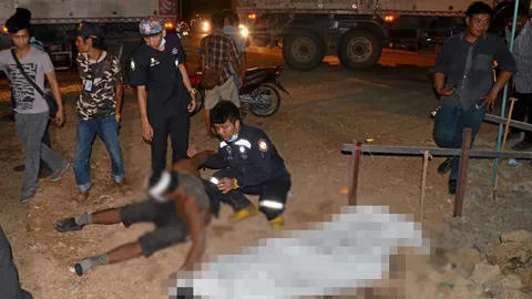 รุมยำ2พี่น้อง 'ตอกเสาเข็ม' ดับคาที่1เจ็บ1