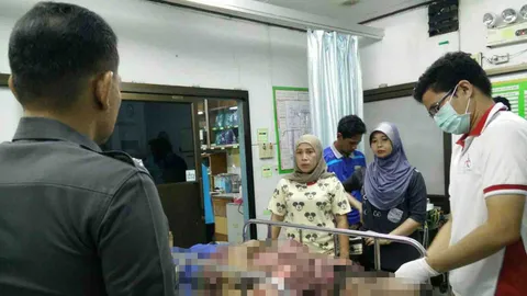 ช้างตกมัน งวงรัดสาวสวนยาง เหวี่ยงกระแทกพื้นดับ