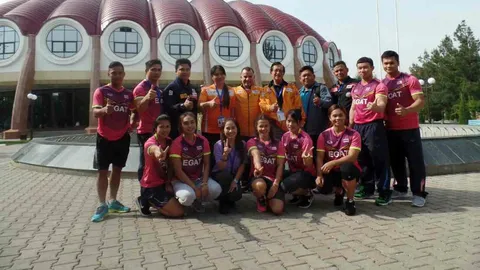 'ฟ้า-ดุ่ย' ฟิตเต็มถัง! พร้อมลงประเดิมศึกยกน้ำหนักเอเชีย 2016