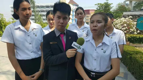 คนสุพรรณฯ สำนึกบุญคุณ 'บรรหาร' พร้อมใจแต่งดำ-นศ.อาสาช่วยงานศพ