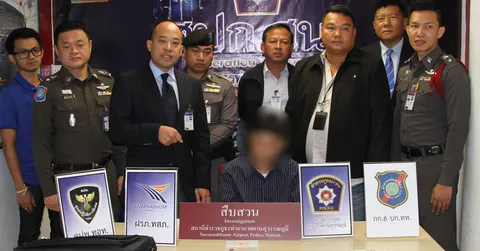 ตร.จับกุมชาวเวียดนามลักทรัพย์ผู้โดยสารไทยในสนามบินสุวรรณภูมิ