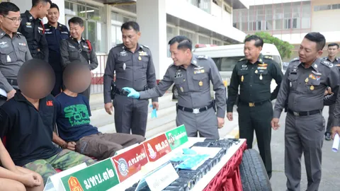 รวบคาด่านลำปาง! ผู้ต้องหาขนยาบ้า 8 หมื่นเม็ด นำส่งนครปฐม