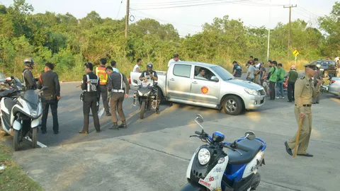 ตร.ตราด ระดมกำลังไล่ล่า ผู้ต้องหาคดีชิงทรัพย์ปลดตรวนหนีเข้าป่า 