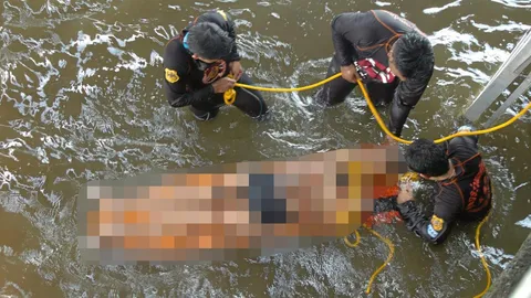 หนุ่ม 19 หลับลึก! ตะคริวกินนอนพักบนคานปูน หล่นเจ้าพระยาดับ 