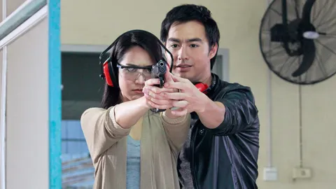 วิน โชว์สอนยิงปืนมุ้งมิ้ง หนาว! จั๊กจั่น ยิงแม่น