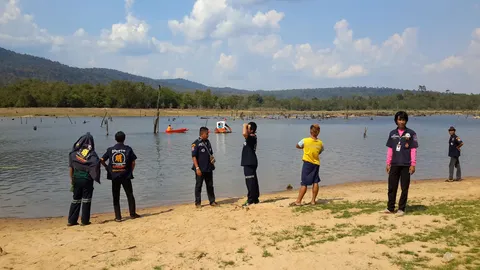 สะเทือนใจ! เพื่อนจมอ่างเก็บน้ำ สระแก้ว หายต่อหน้าต่อตา ช่วยไม่ทัน