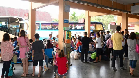 ขนส่งตรวจจุดรับ-ส่งผู้โดยสาร รับมือเดินทางกลับ กทม.