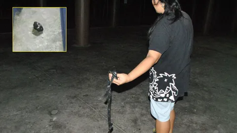 2 โจ๋ปาบึมทำเอง 3 ลูก ใส่กลุ่มวัยรุ่นเตะบอลใต้แฟลตดินแดง ไร้เจ็บ