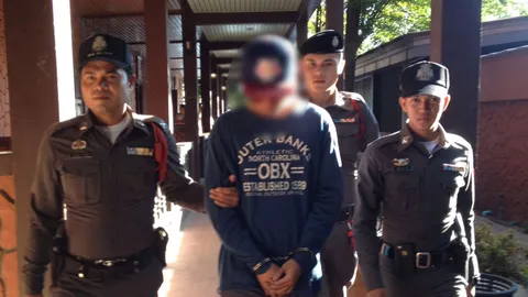 คุมตัวหนุ่มหึงโหดทำแผนฆ่าแฟนสาวตายคาบังกะโล ที่เกาะพะงัน