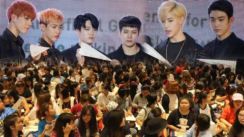 ทำลายสถิติโลก 5 อลังการห้างแทบแตก ไอดอลเกาหลีบุกห้างดังใจกลางกรุง