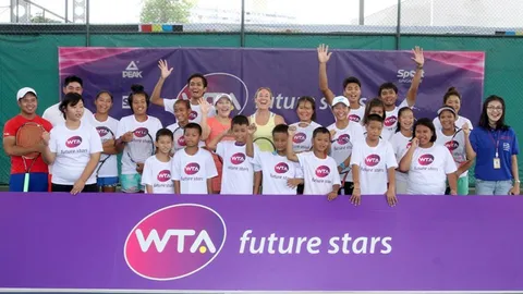 WTA จับมือ 'แทมมี' เปิดคลินิกสอนเทนนิสเยาวชนไทย