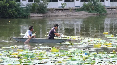 ศพพระลอยอืดบ่อปลาหลังวัดดังปทุมฯ คาดลื่นตกว่ายน้ำไม่เป็น