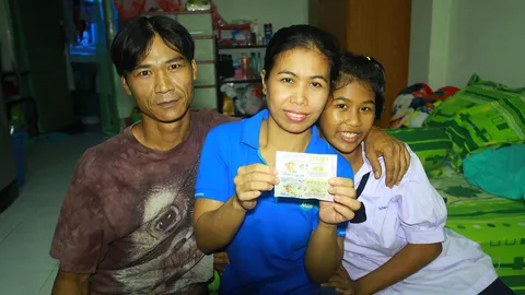 บิลค่าห้องให้โชครางวัลที่ 1 สาวโรงงานย่านบางปู  กรี๊ดลั่น! รับ 6 ล้าน