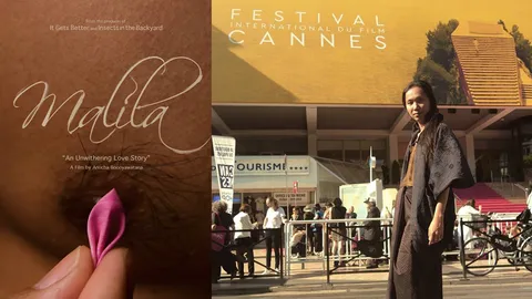 ชอบผ้าไหมไทย นุชี่ เจิดจรัสที่ คานส์ ฝรั่งเศส