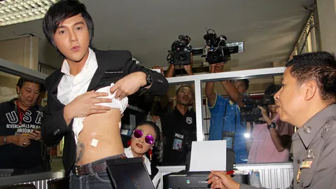 ได้เค้า ‘มือมีด’ แทง ‘วิว’ อ้างเป็นน้องชาย อดีตนักการเมือง