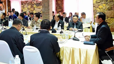 'บิ๊กตู่' นำทีมลงพื้นที่บ้านเกิดไม่เป็นทางการ ติดตามแก้ภัยแล้ง