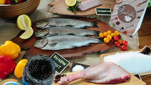 แนะนำผลิตภัณฑ์การเกษตรศิลปาชีพใน งานช้อนรัก