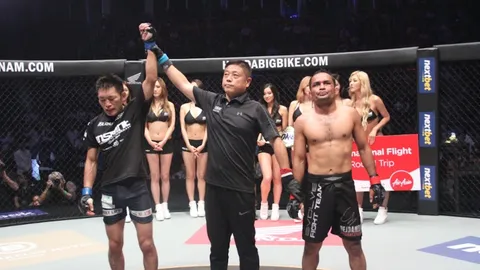 'เดชดำรงค์' เสียเข็มขัด! 'โนบิตะ' จับล็อกน็อกยก 4 'วัน แชมเปี้ยนชิพ'