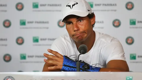 'นาดาล' เศร้า! ถอนหวด 'เฟรนช์ โอเพ่น' เหตุบาดเจ็บข้อมือ