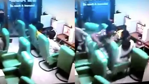 หนีกระจาย! แก๊งโจ๋บุกกราดยิงคู่อริในร้านเกมราชบุรี เจ็บ 1 ราย (ชมคลิป)