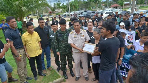 ชาวสะบ้าย้อย รวมตัวค้านสร้างโรงปูน หวั่นทำลายถ้ำตลอด โบราณสถานสำคัญ
