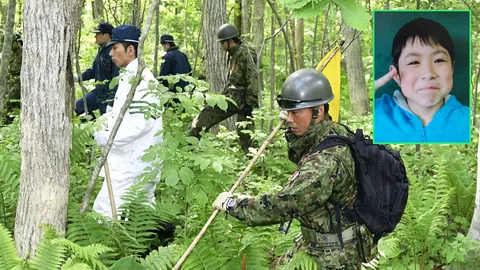 ค้นหา 6 วัน พบแล้ว ด.ช.ญี่ปุ่นวัย 7 ขวบ หลงป่าฮอกไกโด