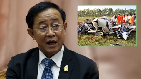 คมนาคม ชี้ เครื่องบินฝึกตกตาย 3 ศพ ใช้รับผู้โดยสาร ผิดวัตถุประสงค์ 