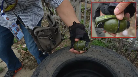 ทำซะเหมือน ตื่นเจอระเบิดลูกเกลี้ยง! ที่แท้ไฟแช็กจีนแดง 