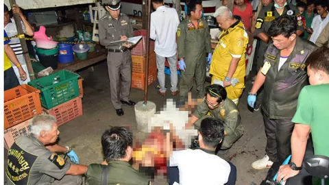 ชกต่อยสู้ไม่ได้! วัยรุ่นคว้าปืนยิงดับ 1 ชาวบ้านลูกหลงเจ็บ 1 