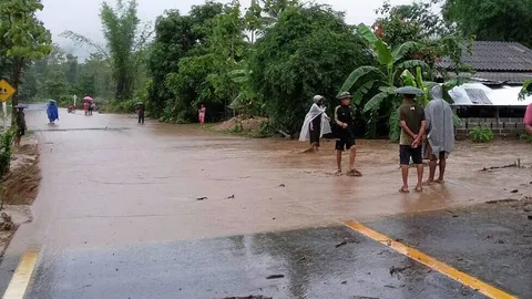 13-16 มิ.ย. ปภ. เตือน 13 จังหวัด ฝนตกหนัก สั่งเฝ้าระวัง 24 ชม.