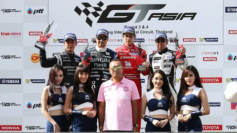 'วรวุฒิ-ภูริต' นำทีมไทยครองอันดับ 1-2 รุ่น GTC สนามบุรีรัมย์