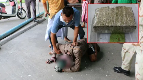 หนุ่มพม่าเสพกัญชา-เคี้ยวท่อม หลอนคนทำร้าย คลั่งไล่ตีชาวบ้าน