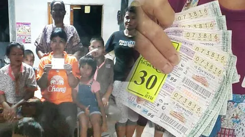 แม่ค้าร้านจิ้มจุ่มเฮง ถูกหวย 30 ล้าน สาวชายแดนฝันนอนทับขี้ รับ 6 ล้าน 