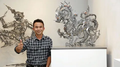 ตามรอยฝันประติมากรรมเหล็กไทย