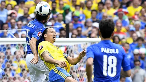 หมดครึ่งแรก อิตาลี ยังเจ๊า สวีเดน 0-0 แบบน่าเบื่อ! 