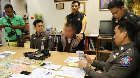 รวบหนุ่มจีน ลักทรัพย์บนเครื่องบิน เสนอสินบน 5 หมื่น แลกปล่อยตัว 