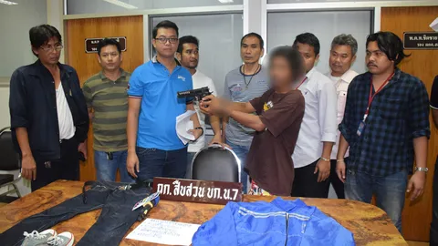  รวบแล้ว 'ไอ้เด้ง' ร่วมเพื่อนใช้บีบีกัน ชิงทรัพย์ พล.ต.หญิง