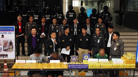 ปส.ทลายแก๊งค้ายา 2 ราย ยึดยาบ้า 8แสนกว่าเม็ด ไอซ์ 5 กก.กว่า 250ล.