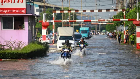 มรสุมอีกรอบ 25-27 มิ.ย. กนอ. กำชับ นิคมฯบางปู เตรียมแผนรับมือ