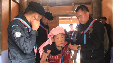 แม่เฒ่าพิการวัย 73 สุดดีใจ ทหารพรานสร้างบ้านให้ เทิดไท้ปีมหามงคล