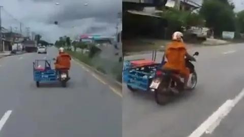 โฆษก พศ.ชี้ ไม่เหมาะสม คลิปพระขี่ จยย.สวมหมวกกันน็อก