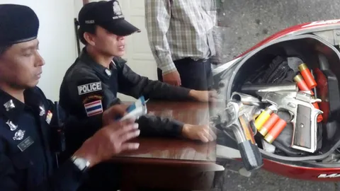 ตร.เมืองคอน สนองนโยบาย ค้น 2 วิทยาลัย อายัดรถซิ่ง ปืนเถื่อน มีดเพียบ! 