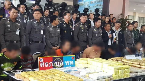 ปส.แถลงจับกุมยาเสพติด 4 คดี ยึดยาบ้าเกือบ 4 ล้านเม็ด