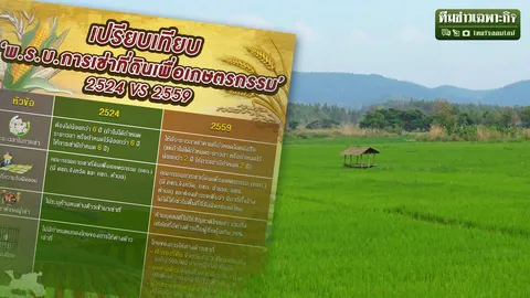 นอมินีระส่ำ โทษหนัก! ส่องความต่างกฎหมายเช่าที่ดินเกษตรฉบับใหม่
