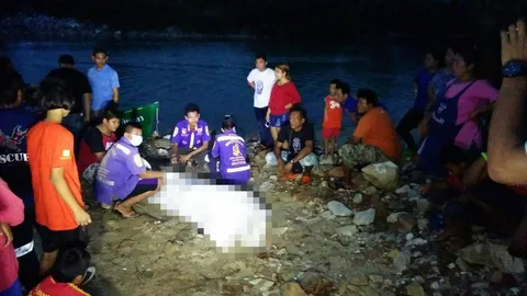 สลด! หนุ่มตังเกเครียดเมียทิ้ง กระโดดทะเลฆ่าตัวตายอนาถ