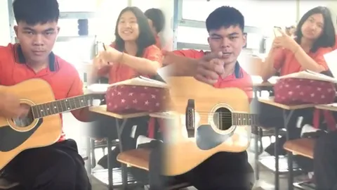 ฮาสุดๆ คลิปเด็ก ม.6 ร.ร.แก่นนคร แปลงเพลงดัง 'มีเสนียด' จีบสาว (18+)